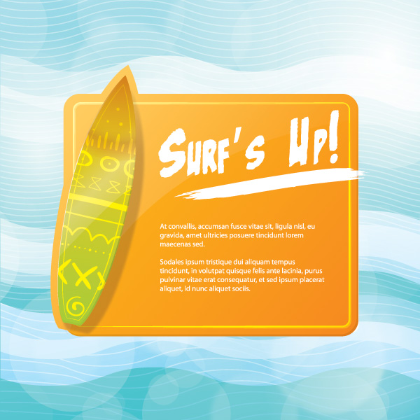 surfing simple poster design poster 