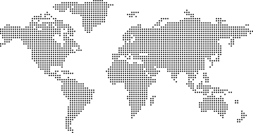 Simple world maps vector material 01