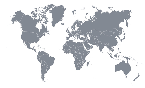 Simple world maps vector material 05