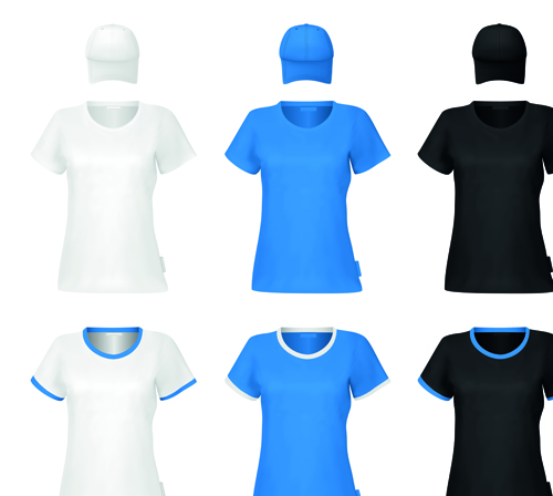 uniform template t-shirts colorful Caps 