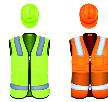 Colorful T shirts and caps uniform vector template 07