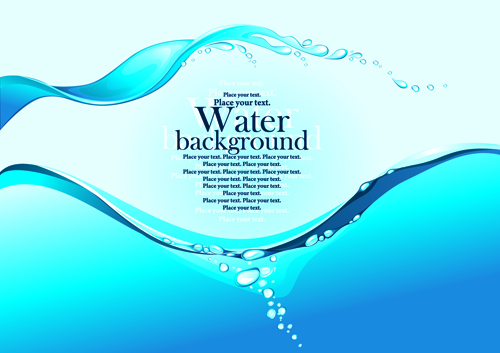 Creative Water art backgrounds 01