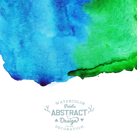 watercolor Paints paint background Abstract vector 
