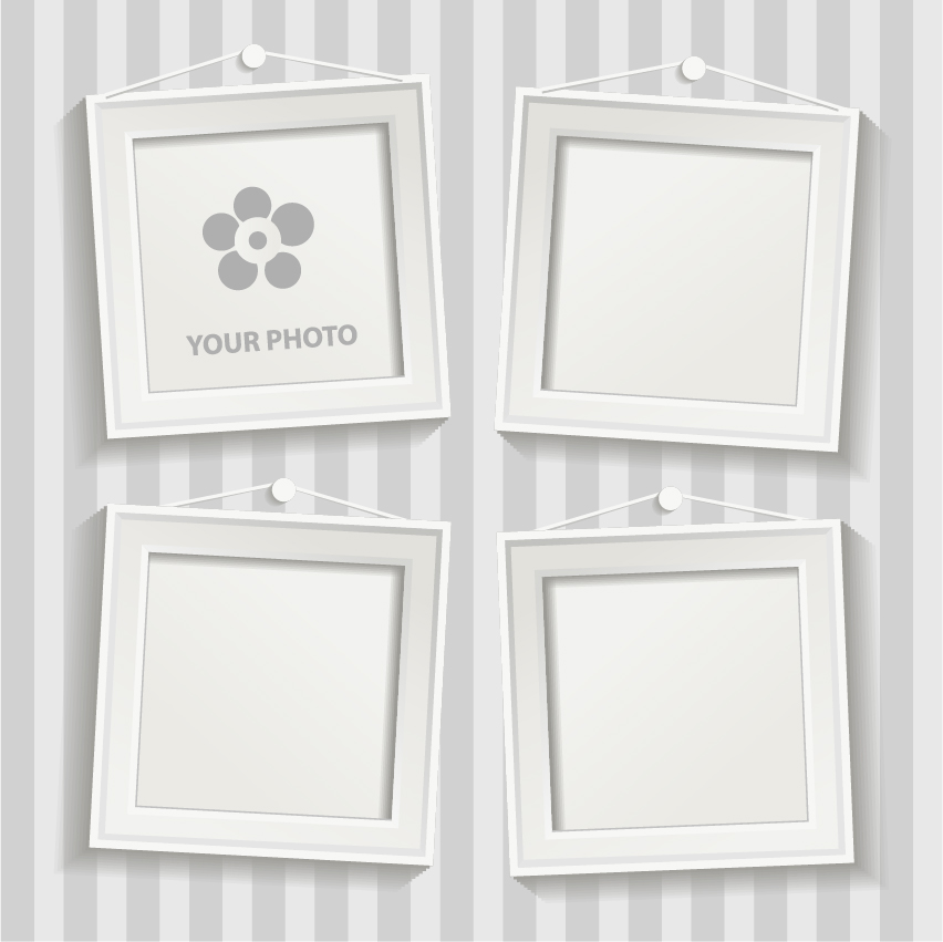 white photo frame frame 