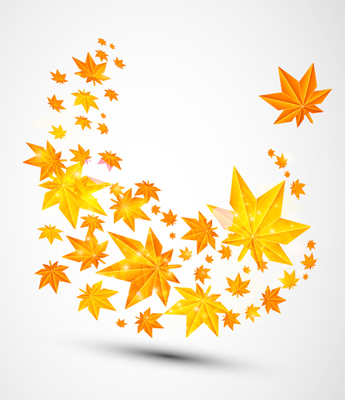 Pretty Autumn backgrounds art vector 02