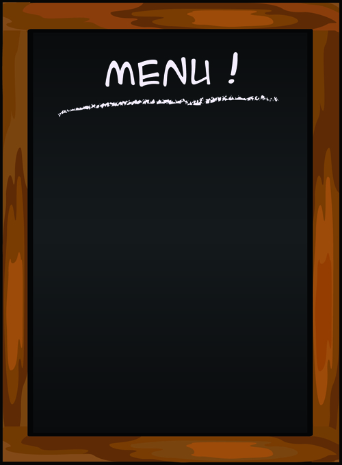 black Menu vector background 03