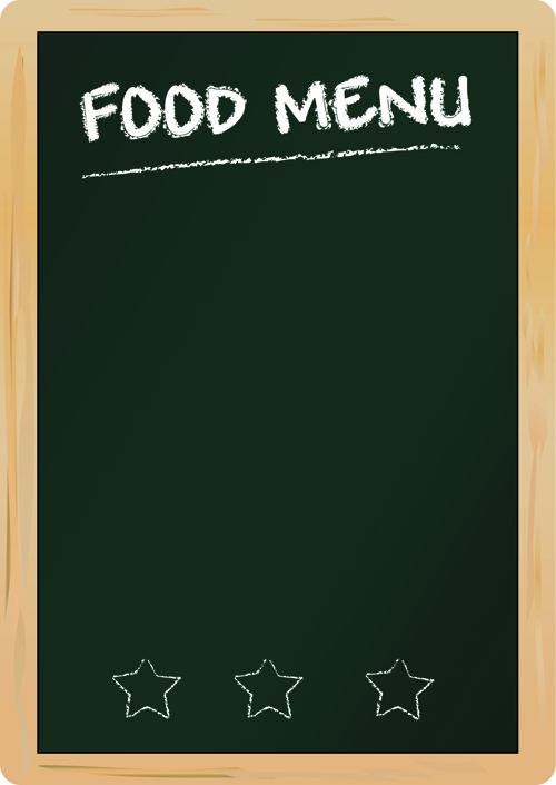 black Menu vector background 04