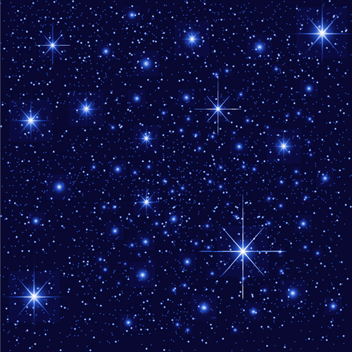stars sky shiny 