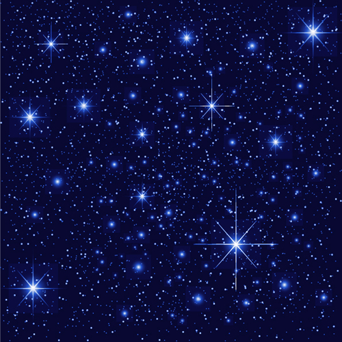 Shiny Sky with Stars design vector background 04