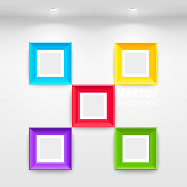 Lights Irradiation effects vector Graphics 02