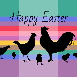 Chicken Easter Brushes Chicken Easter Brushes