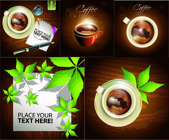 theme posters stickers Green pen dark wood coffee poster picture coffee 
