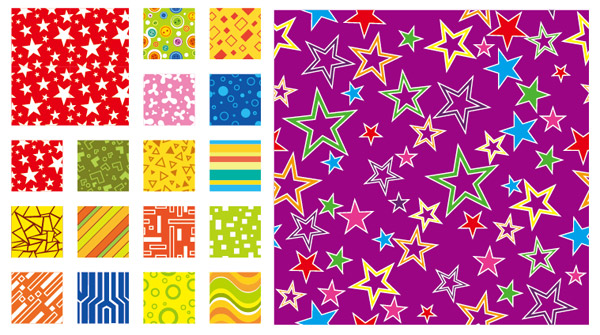 colors elements background vector
