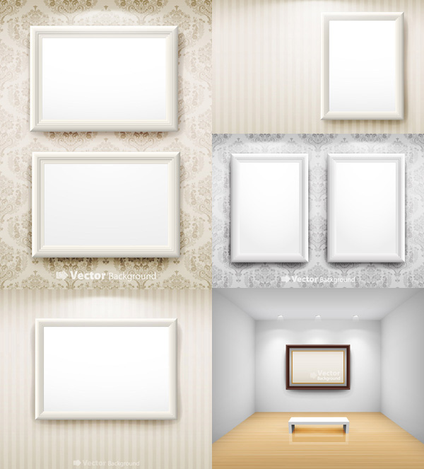 Blank frame vector