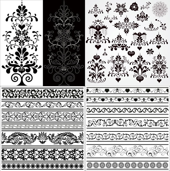 pattern lace continuous 