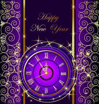 new year background vector background 