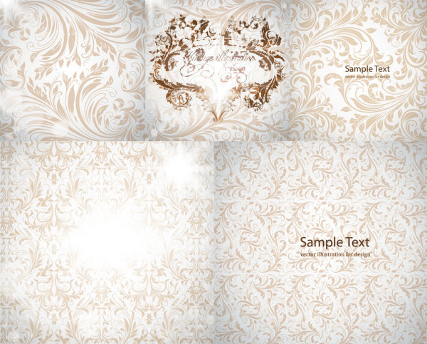 Gorgeous decorative pattern Background  Vector