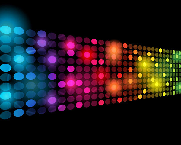 Abstract colored dot background 2 vector art