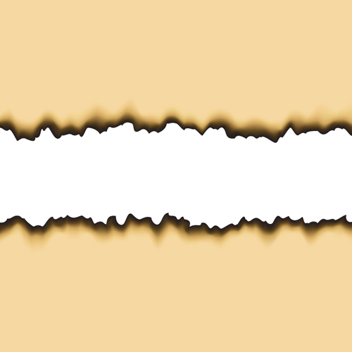 Set of Burning paper backgrounds vector 02