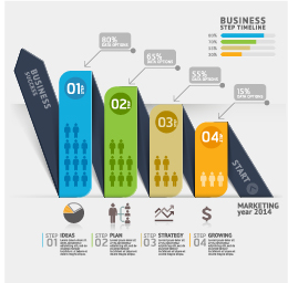 Business Infographic creative design 2447
