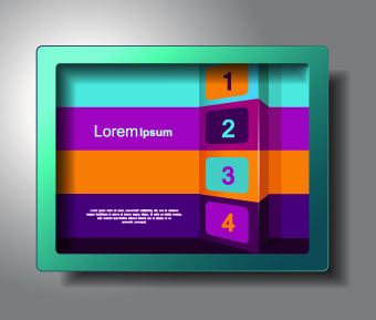 Publicize business templates background vector 04