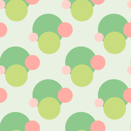 seamless pattern dot colored 