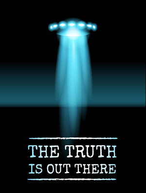 Concept UFO design elements background 01