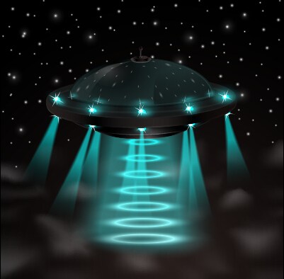 UFO Design Elements concept 