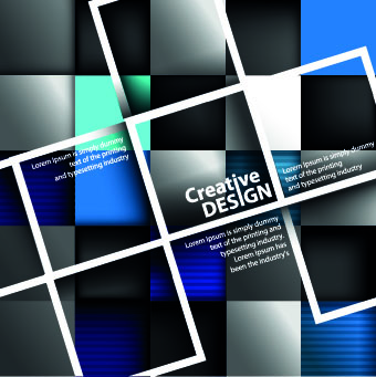 vector background Geometry creative background 