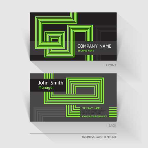 modern Excellent card vector business cards business 