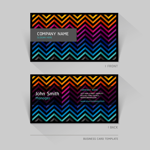 dern business card vector material 06 Excellent modern business card vector material 06