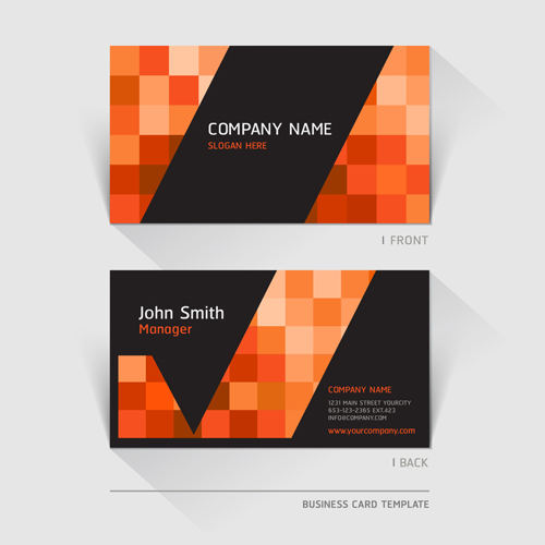 vector material modern Excellent card vector card business cards business 