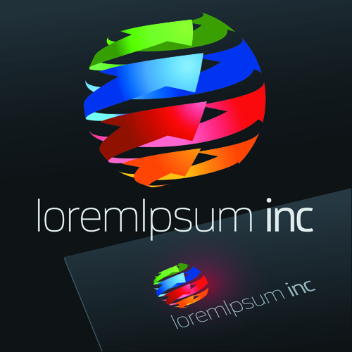 Exquisite business logos vector design elements 02
