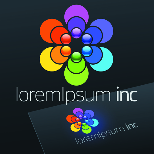 Exquisite business logos vector design elements 05