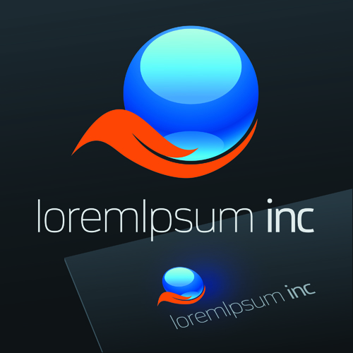 Exquisite business logos vector design elements 07