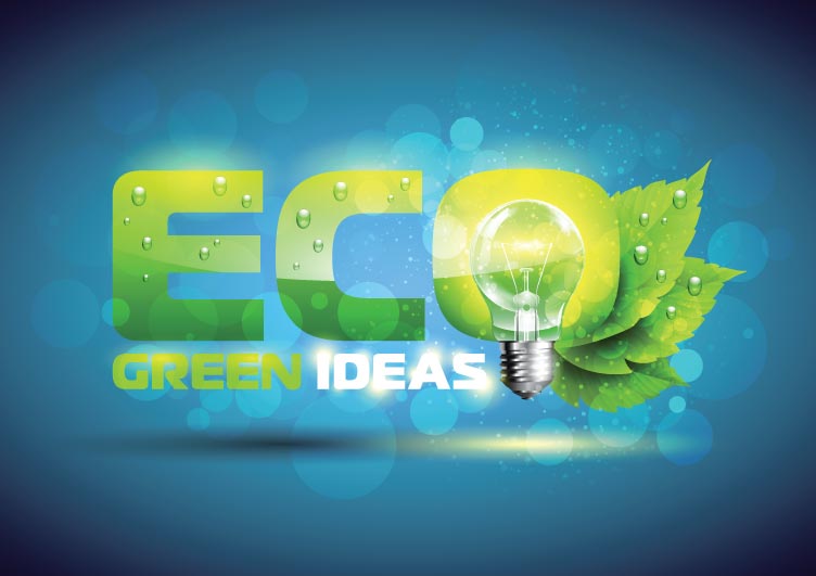 template Idea green eco 