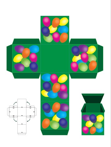 Box packaging template vector 05