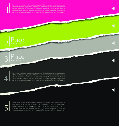 Colored Torn Paper Backgrounds 05