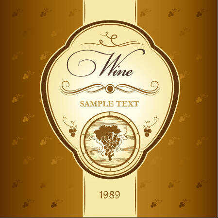 Retro wine creative poster vector 02