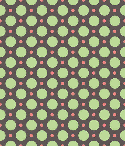 seamless round pattern material 