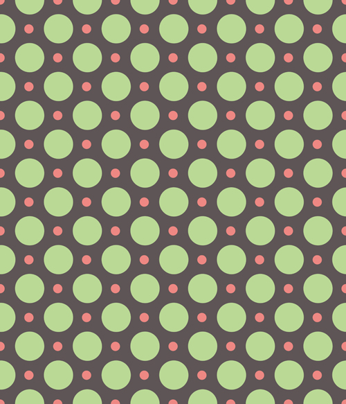 Round dot seamless pattern material vector