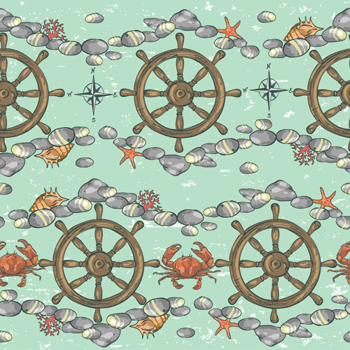 seamless pattern nautical 
