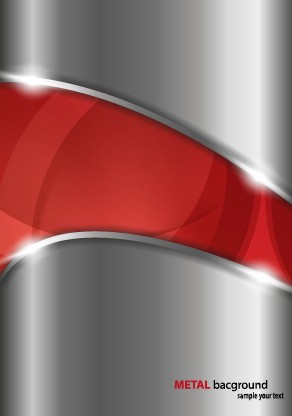 Shiny metal background design vector 03