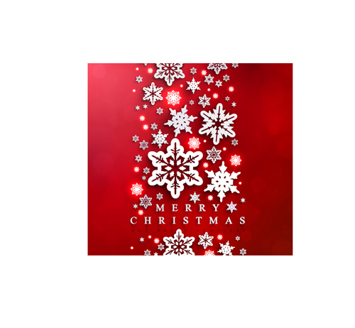 snowflake christmas background 