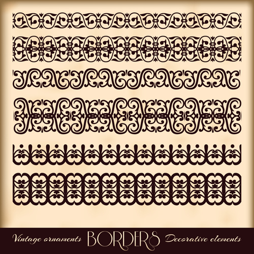elements decoration borders 
