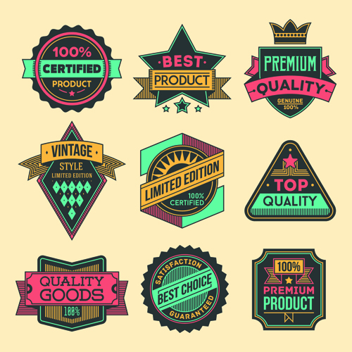 vintage vector material material high quality colored  