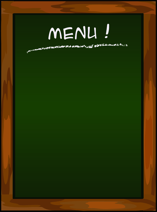 black Menu vector background 02