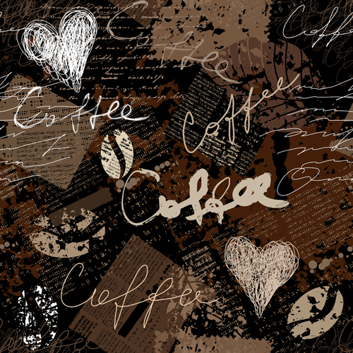 coffee cards design elements vector 01