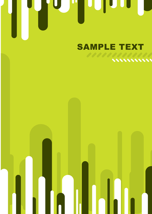 dynamic lines with green background vector