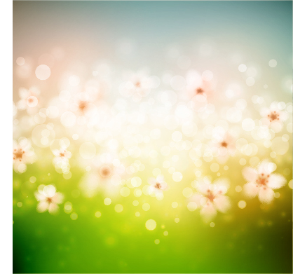 shine spring green background art vector 01